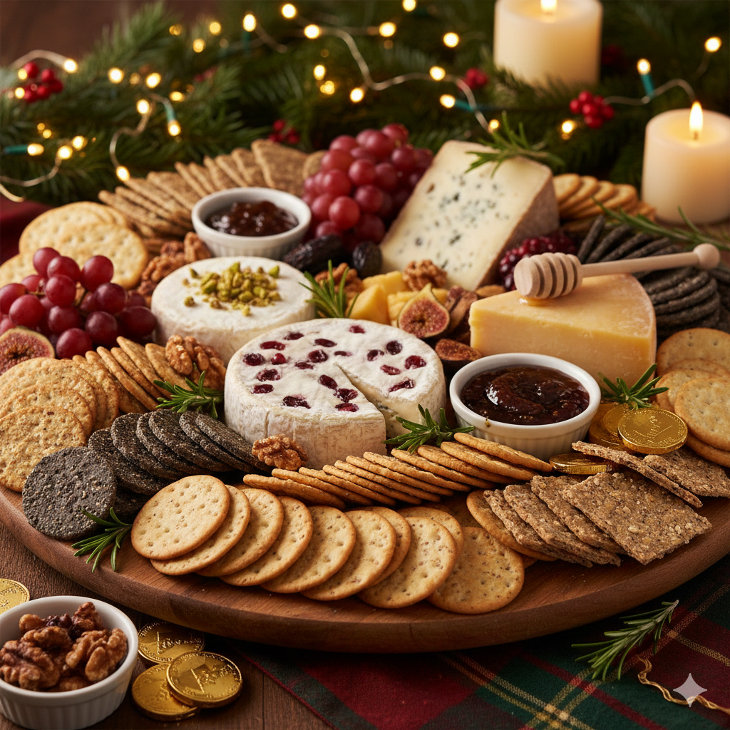 🎄Christmas Cheese Board Selection🎅