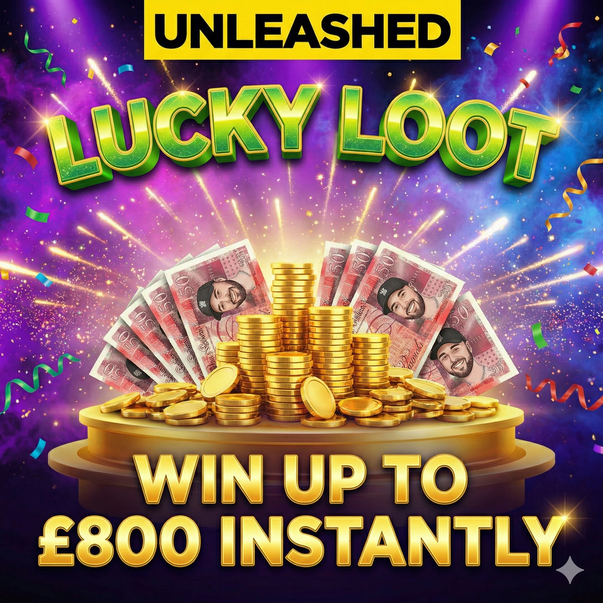 Unleashed Lucky Loot + £150 Main Prize